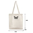 thumbnail image 3 of Bolsa de hombro de lona con estampado de mariposa retro para mujer grandes (B) Ehuebsd Para Estrenar, 3 of 8