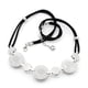 thumbnail image 4 of Collar De Cuerda De Flocado Negro Taladro Apto Para Noosa Snaps Charm Button, 4 of 5
