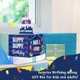 thumbnail image 4 of Birthday Money Box for Cash Gift, Surprise Money Gift Boxes for Kids Adults with Pull Out Happy Birthday Day Card and 50Pcs Transparent Bags - Fun Ways to Give Cash as A Gift, 4 of 7