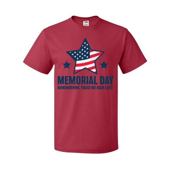 Inktastic Memorial Day Grunge Remembering Those We Have Lost T-Shirt