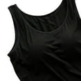 thumbnail image 6 of Timegard Womens Tank Tops Round Neck Crop Tops with Built in Bras Fitting Soft Basic Tee Casual Summer Tops, 6 of 6