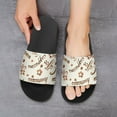 thumbnail image 6 of GZHJMY Stylish Slides for Women Men, Coffee Bean Soft Flexible Slip-on Sandals Slippers, 6 of 7