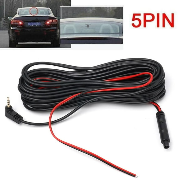 10m/32.8ft Car DVR Backup Rear View Camera 2.5mm Extension Cable 5Pin Cord Wire