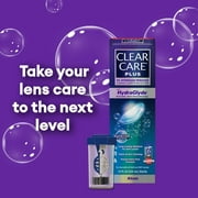 CLEAR CARE PLUS Cleaning & Disinfecting Contact Lens Solution with Case, 12 oz
