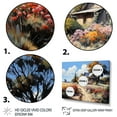 thumbnail image 3 of Designart "Garden In Countryside Cottage wall art II" Landscapes Floater Framed Wall Art Print, 3 of 7