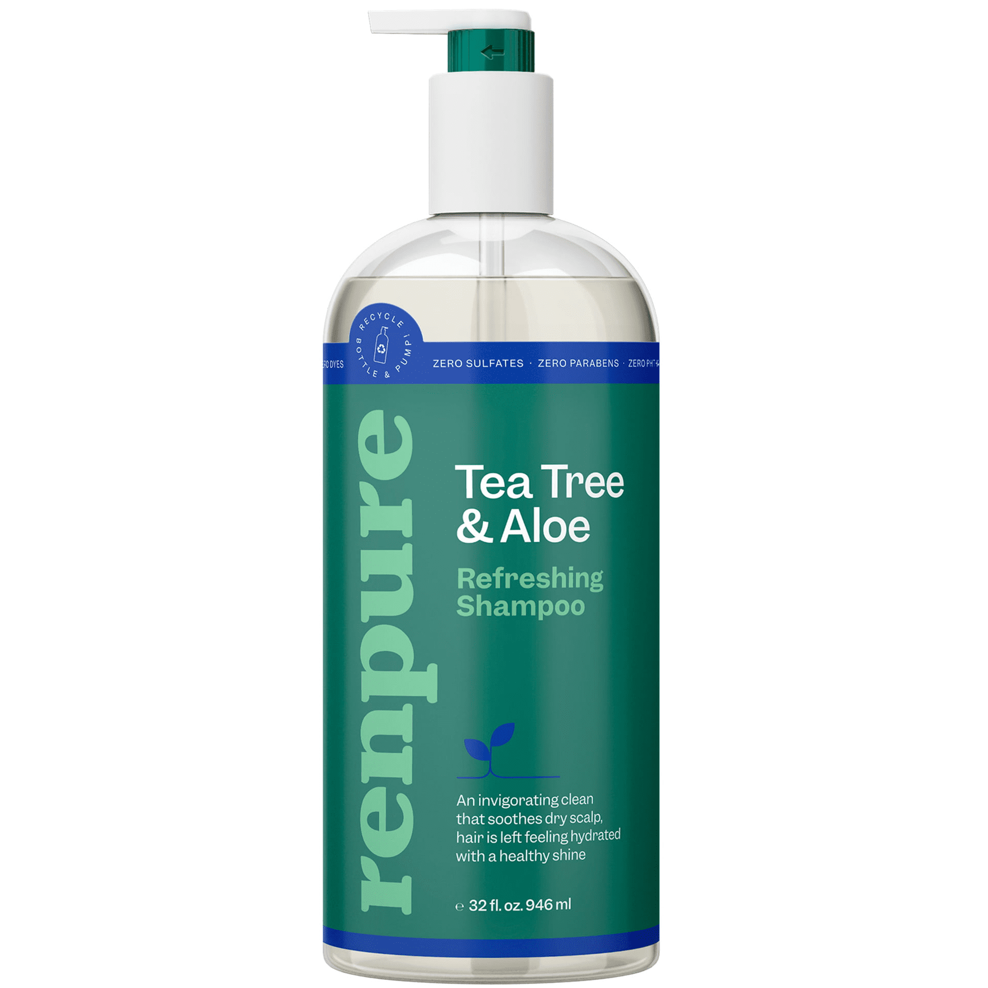 Renpure Tea Tree & Aloe Refreshing Shampoo for All Hair Renpure Tea Tree & Aloe Refreshing Shampoo for All Hair