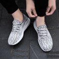 thumbnail image 1 of Zapatos para correr Zapatos casuales para hombre, zapatos de tenis transpirables con cordones, zapatos de calle de ocio a prueba de corvejones, 1 of 3