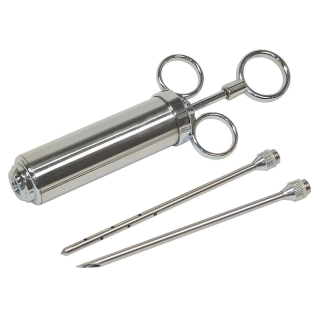 2 onzas. Inyector de condimento inoxidable Bayou Classic 5011
