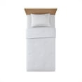 thumbnail image 2 of Mainstays Twin/Twin XL Comforter, Reversible Down Alternative, All-Season, White Seersucker, 2 of 7