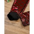 thumbnail image 6 of Zaldita Girls Full Length Leggings Kids Thick Warm Winter Leggings Scales Fish Pants Dancewear Activewear Burgundy 100, 6 of 7