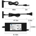 thumbnail image 3 of 24V 3Amp Three-Stage Scooter Battery Charger for Shoprider Start (GK3), 3 of 6