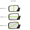 thumbnail image 5 of Fits Escalade Avalanche Suburban Left Driver Direct Fit Over Mirror Glass w/Signal Icon, 5 of 6
