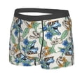 thumbnail image 5 of Goofa Dinosaurs And Leaves Printed Men's Boxer Briefs Underwear, Moisture-Wicking Underwear, Trunk,Soft and Breathable Cotton Underwear-Medium, 5 of 9