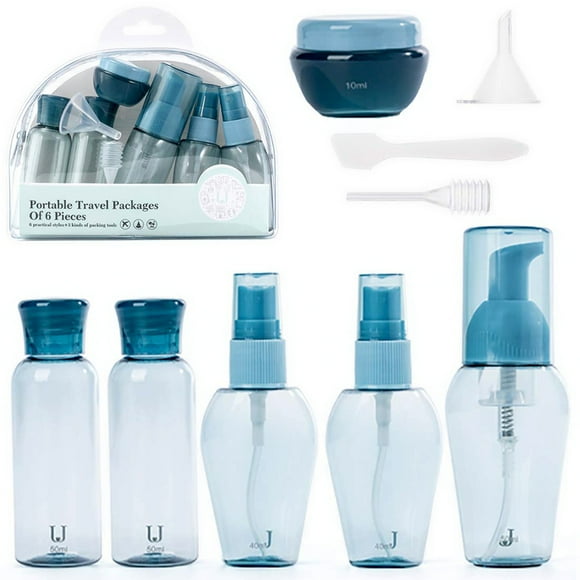 Jordan Judy Travel Bottle Set 9 PCS Leakproof Toiletries Containers