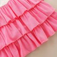 thumbnail image 5 of Pejock 1-7 Years Baby Girls' Cotton Dresses Kids Pageant Flower Girl Dress Baby Boys Girls Easter Lovely Bunny Candy Color Short Sleeve Dress, 5 of 6