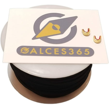 Calces365 Release Nock Archery Compound Bow D-Loop Durable Wire with 2 Nock Points Decal