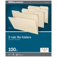 thumbnail image 5 of Office Depot File Folders, 1/3 Cut, Letter Size, 30% Recycled, Manila, Pack Of 100, 810838, 5 of 8