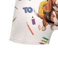 thumbnail image 5 of Back to School Cute Basset Hound All Over Print Boxer Briefs Underwear for Men Dad Bassets Dog Breed Lovers Gifts Idea - 13010, 5 of 6