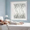 thumbnail image 4 of Grey Eucalyptus Window Privacy Film, Botanical Leaves Aesthetics Flowers Static Cling UV Sun Blocking Tint Film Heat Control Windows Films for Bedroom Bathroom, Window Stickers 17.7"x39.3", 4 of 8