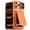 Orange, variant on Rugged Wallet Phone Case for Apple iPhone 17 Pro Max, Shockproof Cover with Camera Slider & Credit Card Holder RFID Blocking Stand Case for Women Men, Orange