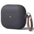 thumbnail image 1 of Funda de silicona Elago compatible con AirPods de tercera generación, color gris oscuro, 1 of 9