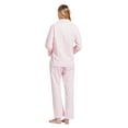 thumbnail image 5 of GLOBAL Women's 100% Cotton Flannel Pajama Set - Cozy Winter 2-Piece Loungewear with Button-Down Top & Pants, Size S-3XL, 5 of 6