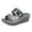 Gray, variant on asdoklhq Slip On Shoes for Women,Womens Ladies Buckle Deco Crystal Wedge Slip On Beach Slippers Shoes