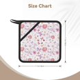 thumbnail image 2 of 1 PCS Pot Holders for Kitchen - Heat Resistant Silicone Pot Holders with Hanging Loop, Pink purple floral Non Slip Oven Hot Pads, Potholders for Decor Baking Cooking Kitchen, 2 of 6
