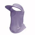 thumbnail image 1 of pitrice Masque Écran Solaire à Circonférence de Tête Ajustable pour le Soleil pour la Protection Uv pour la Protection du Visage Pare-Soleil Cyclisme Lavande Ajustable, 1 of 6