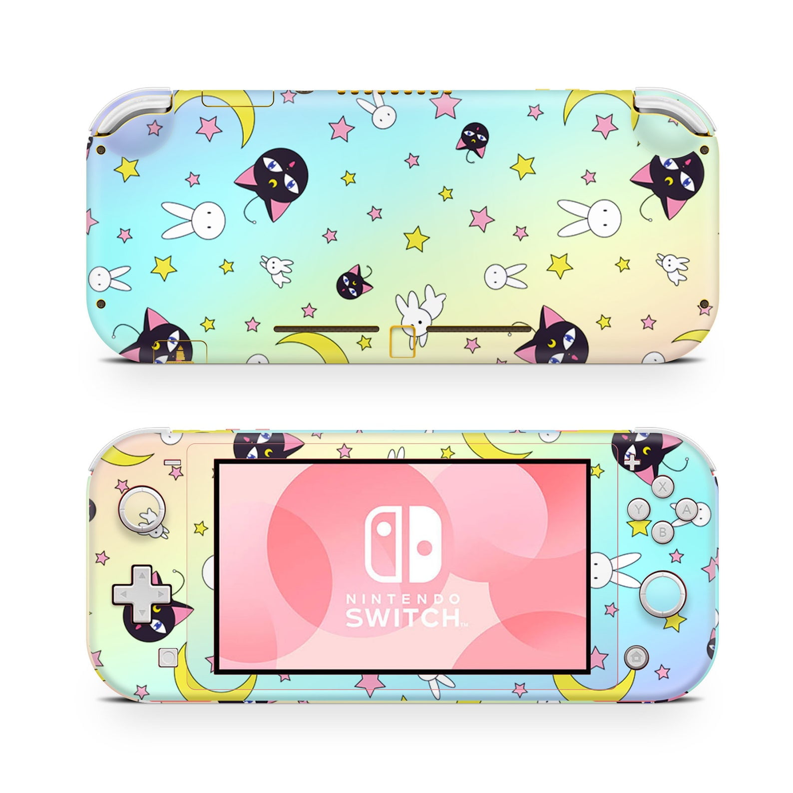 nintendo switch lite sailor moon skin