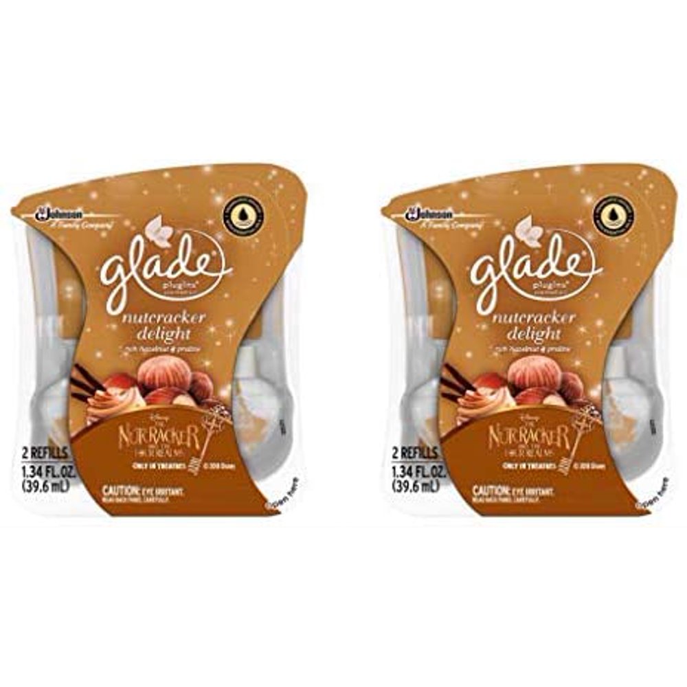 Glade PlugIns Nutcracker Delight Scented Oil Air Freshener Refill, Holiday Scent, 1.34 Fl. Oz