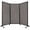 Gray Elm, variant on Versare QuickWall Folding Portable Partition | Durable Privacy Room Separator | 3 Panels | 8'4" Wide and Up to 7'4" Tall Laminate Panels