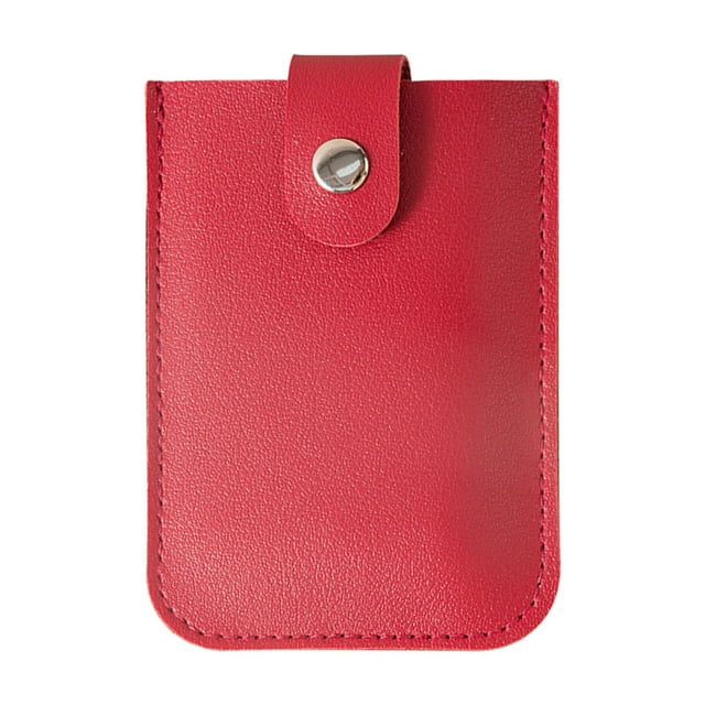 Business Card Wallet,Small Business Bags Concealed Pull Card Bag Storage Multi-Card Slot with Snap Button Pull-Out Business Card Storage Card Business Card Case