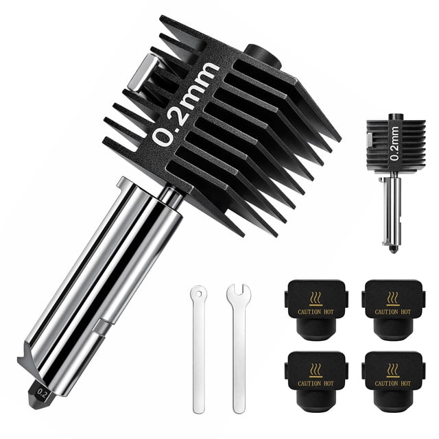 Hotend para impresora 3D CreatryLab A1 de acero endurecido de 0,2 mm