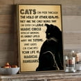 thumbnail image 3 of Cats Can Peer Through Canvas Wall Art – Cute & Curious Cat Peeking Design – Funny Animal Print for Cat Lovers – Stretched Ready to Hang – Living Room, Bedroom, or Office Décor, 3 of 4