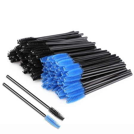 Wand Replacement Kit KEDSUM 100 Pieces Disposable Eyelash Applicator Mascara Wands Brushes Makeup Brush Kits ()