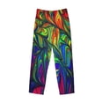 thumbnail image 5 of Balery Pride Rainbow print Men's Pajama Pants,Ultra Lightweight Pjs,Lounge Pant-Small, 5 of 9