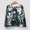 thumbnail image 3 of Demon Slayer Tokito Muichiro Mens Crew Neck Sweatshirt 3D Printing Fall Clothes Long Sleeves Fashion Blouse Top Casual Pullover Sweater 3XL, 3 of 7