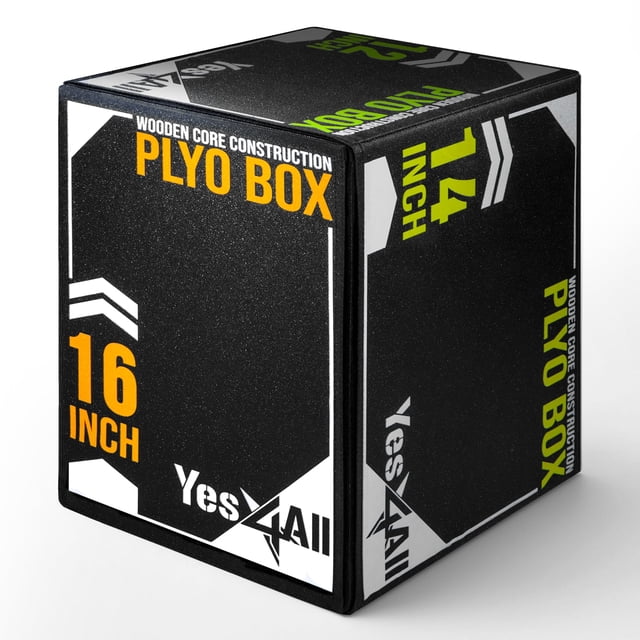 Caja pliométrica acolchada 3 en 1 Yes4All 41 x 36 x 30 cm