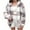 Gray, variant on Posijego Women's Fleece Jackets Hooded Long Sleeve Plaid Fuzzy Coats Fall Winter Open Front Outerwear
