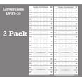 thumbnail image 4 of LV Fuse Box Circuit Breaker Panel Directory Labels/Decals/Stickers for All Electrical Panel/Load Centers (Fusebox 30 Circuits 2 Pcs), 4 of 6