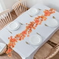 thumbnail image 4 of Moocorvic Fall Garland Party Artificial Maple Leaves Autumn Garland Hanging Fall Vines Table Decorations Front Door Fireplace, 4 of 7