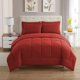 thumbnail image 2 of Juego de edredón tamaño king con sábanas, ropa de cama de 7 piezas, color rojo, 2 of 6