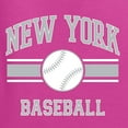 thumbnail image 6 of Wild Bobby City of New York NY Baseball Fantasy Fan Sports Unisex Hoodie Sweatshirt, Fuschia, Small, 6 of 6