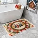 thumbnail image 5 of Christmas Holiday Embroidery Style Non-Slip Absorbent Kitchen Floor Mat, Washable Indoor Doormat for Entryway Bathroom Laundry Room Decor, 5 of 6