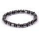 thumbnail image 1 of Pulseras de pérdida de peso para el cuidado de la salud, terapia magnética elástica con cuentas de energía de hematita clásica, cuidado de la salud adelgazante para hombres y mujeres Tan Jianjun unisex, 1 of 2