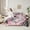 Pink Black Gray, variant on jejeloiu Aesthetic Geometric Art Twin Bedding Sets 7-Piece,Geometric Lines Bedding Comforter Set,Pink Black Gray Sheet Sets,Lightweight Room Decor Reversible