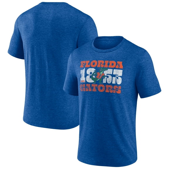 Men's Royal Florida Gators Established Tri-Blend T-Shirt