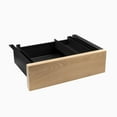 thumbnail image 1 of Desky Minimal Under Desk Drawer - White Ash Hardwood / Black, 1 of 10