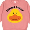 thumbnail image 3 of Inktastic Duck Feeling Ducky Toddler Sweatshirt, 3 of 4